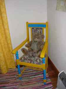 Teds finished throne